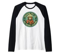 Remember Only You Can Prevent Wildfires Pointing Smokey Bear Camiseta Manga Raglan