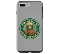 Remember Only You Can Prevent Wildfires Pointing Smokey Bear Carcasa para iPhone 7 Plus/8 Plus