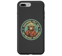 Remember Only You Can Prevent Wildfires Pointing Smokey Bear Carcasa para iPhone 7 Plus/8 Plus