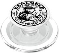 Remember Only You Vintage Smokey Bear Officially Licensed PopSockets PopGrip para MagSafe
