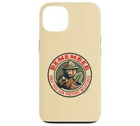 Remember Only You Vintage Smokey Bear Seal Retro Carcasa para iPhone 13