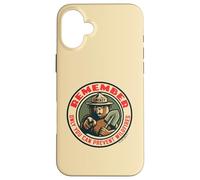 Remember Only You Vintage Smokey Bear Seal Retro Carcasa para iPhone 16 Plus