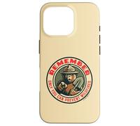 Remember Only You Vintage Smokey Bear Seal Retro Carcasa para iPhone 16 Pro