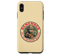 Remember Only You Vintage Smokey Bear Seal Retro Carcasa para iPhone XS MAX