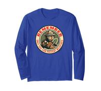 Remember Only You Vintage Smokey Bear Seal Retro Manga Larga