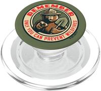 Remember Only You Vintage Smokey Bear Seal Retro PopSockets PopGrip para MagSafe