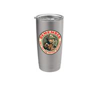 Remember Only You Vintage Smokey Bear Seal Retro Vaso térmico de acero inoxidable de doble pared