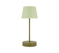 Remember Oscar Fresh LT03 - Lámpara de mesa LED regulable con batería, para interior y exterior, altura de 33,5 cm, USB con regulador táctil, 80 horas de duración