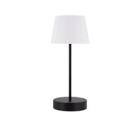 REMEMBER Oscar Pure LT01 - Lámpara de mesa LED regulable con batería, para interior y exterior, altura de 33,5 cm, USB con regulador táctil, 80 horas de duración