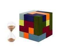Remember Puzle 3D para toda la familia - Cubo de soma de madera para noches de juego inolvidables con juegos mentales