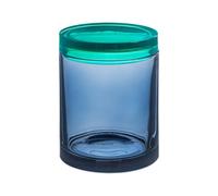 REMEMBER Tarro de cristal L azul/turquesa - 1,7 L - apto para alimentos, hecho a mano