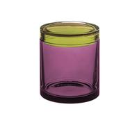 REMEMBER Tarro de cristal M lila/verde - 1,3 L - apto para alimentos, hecho a mano