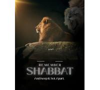 Remember the Shabbat and Keep It Set Apart Undated 60 month Calendar