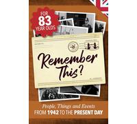 Remember This?: People, Things and Events from 1942 to the Present Day (UK Edition): 8 (Milestone Memories UK)