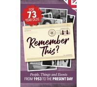 Remember This?: People, Things and Events from 1953 to the Present Day (UK Edition): 19 (Milestone Memories UK)