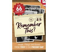 Remember This?: People, Things and Events from 1959 to the Present Day (UK Edition): 25 (Milestone Memories UK)