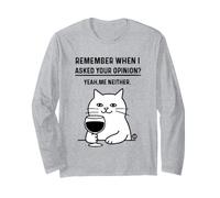 Remember When I Asked Your Opinion Funny Cat Manga Larga