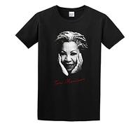 Remembering Toni Morrison Author of Beloved T-Shirt Graphic tee Printed Top Mens Black Shirt M