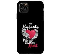 Remembrance Design y My Husband Has Wings Heart Carcasa para iPhone 11 Pro MAX