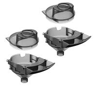 Remerry 2 juegos de embudo de repuesto y cubierta para preparar fórmulas para bebés Brezza/Formula Pro Advanced y Advanced WiFi dispensador interior, gris, no compatible con Pro Mini