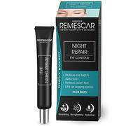 Remescar Crema Nocturna Reparadora para Ojos 20ml - Reduce Bolsas, Ojeras y Patas de Gallo - Anti-edad para Párpados Caídos - Hidratación y Regeneración Durante la Noche