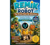 Remik the Robot and the Great Clean-Up Adventure: A Children’s Book About Big Emotions, Mindfulness, Friendship, and Caring for the Planet (STEM & Social Emotional Learning for Kids Ages 5-8)