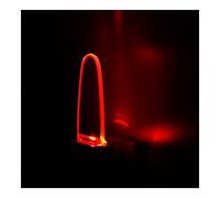 REMINDA Paquete de 4 lámparas de luz nocturna automáticas con sensor de atardecer a amanecer para dormitorio, enchufe, rojo