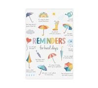 Reminder to Get through Tough Days, terapia de oficina, afirmaciones positivas, alivio de la ansiedad, esquina calmante, mentalidad de crecimiento, terapia cognitiva conductual, lienzo póster