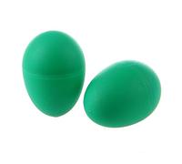 Remingtape 1 par de huevos musicales de percusión de plástico (verde)