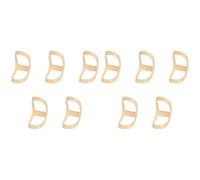 Remingtape 10 férulas ovaladas para dedos, soporte y protección para artritis, ortesis estabilizadora de dedos, 5, 6, 7, 8, 9 tamaños