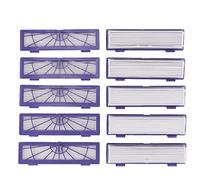 Remingtape 10 piezas Hepa Filtros para D/conectado Serie D7 D80 D85 D3 D75 D5 70E 75 80 85 Partes de aspiradora Mascotas/alergias