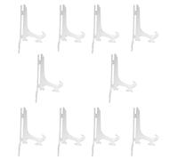 Remingtape 10 soportes transparentes con 7 expositores, caballete para zapatos, marcos de fotos, soportes para fotos