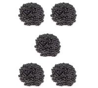 Remingtape 1000 anillos de silicona para cabello castaño oscuro, 5 mm