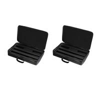 Remingtape 2 bolsas para pedalboard con efecto de guitarra, bolsa para pedal, bolsa de transporte, maletín, acolchada para piezas de guitarra