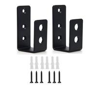 Remingtape 2 clips de bloqueo de puerta de 2 x 4, resistentes y abiertos, soporte en forma de U para , cobertizo, puerta de garaje, duradero