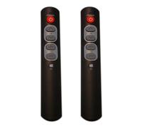 Remingtape 2 mandos a distancia universales de 6 botones con función de copiadora por infrarrojos para TV, STB, DVD, DVB, VCR A