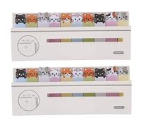 Remingtape 2 pegatinas de con animales, marcadores, marcadores, pestañas, índices, notas adhesivas