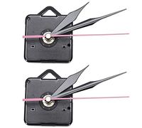 Remingtape 2 piezas de reloj de pared manos DIY reparación piezas péndulo mecanismo movimiento cuarzo reloj motor con manos