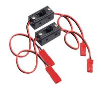 Remingtape 2 piezas ON/OFF interruptor de red Receptor JST Conector para RC 1/10 1/8 coche orugas con múltiples rotores