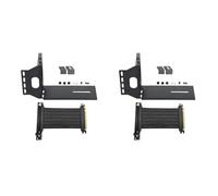 Remingtape 2 soportes verticales para tarjetas de imagen GPU con cable de expansión PCI Express, GPU PCI-E fijo soporte vertical incorporado