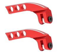 Remingtape 2 transmisores de metal con 4 agujeros, ajustadores para Futaba Radiolink X9D RC mando a distancia, rojo horizontal