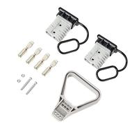 Remingtape 2 unidades 2/0 AWG 350 A para conexión de batería, cable de acoplamiento rápido para conexión de cabrestante remolque