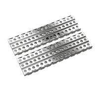 Remingtape 2 unidades de acero inoxidable para SCX10-4 D90 1/10 RC Crawler Auto