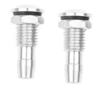 Remingtape 2 unidades de salidas de agua de aluminio para RC con junta tórica para RC para refrigeración del motor M8