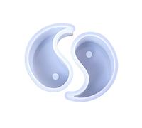 Remingtape 2 unids moldes de silicona yin velas forma tai jabones aromaterapia forma epoxi resina molde chocolates