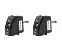 Remingtape 2 x Cargador USB dual para coche 5 V 2 enchufes USB para camiones 95 XF XF 106 105 95