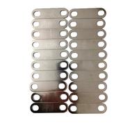 Remingtape 20 barras colectoras LTO, postes de conexión, clips de correa, agujero central ovalado para celda de litio Yinlong 66160