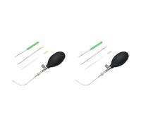 Remingtape 2X Herramienta para Vaciar Huevos con Soplador de Huevos Fácil de Usar: Bomba para Huevos de un Solo Orificio y Taladro, Kit de Decoración para Hacer Huevos de Pascua