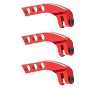 Remingtape 3 transmisores de metal con 4 agujeros, ajustadores para Futaba Radiolink X9D RC mando a distancia, rojo horizontal