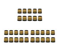 Remingtape 30 férulas de golf de tamaño 0,370, para palos de golf, accesorios dorados